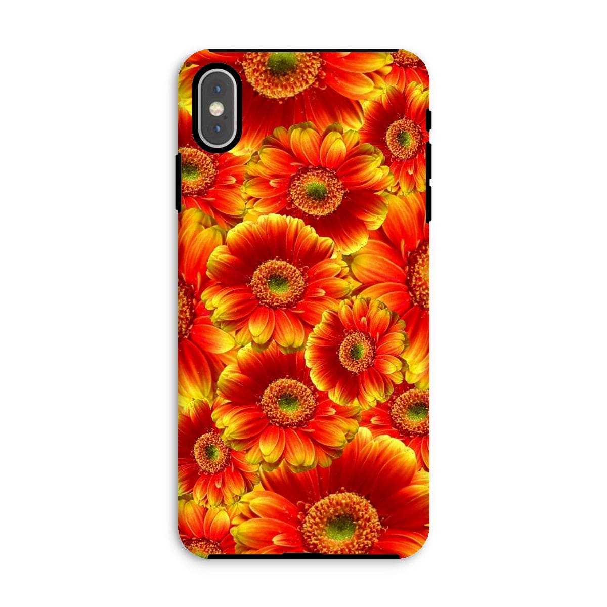 Casezest Mobile Phone Case for iPhone XS Max / Gloss Orange Gerbera Design