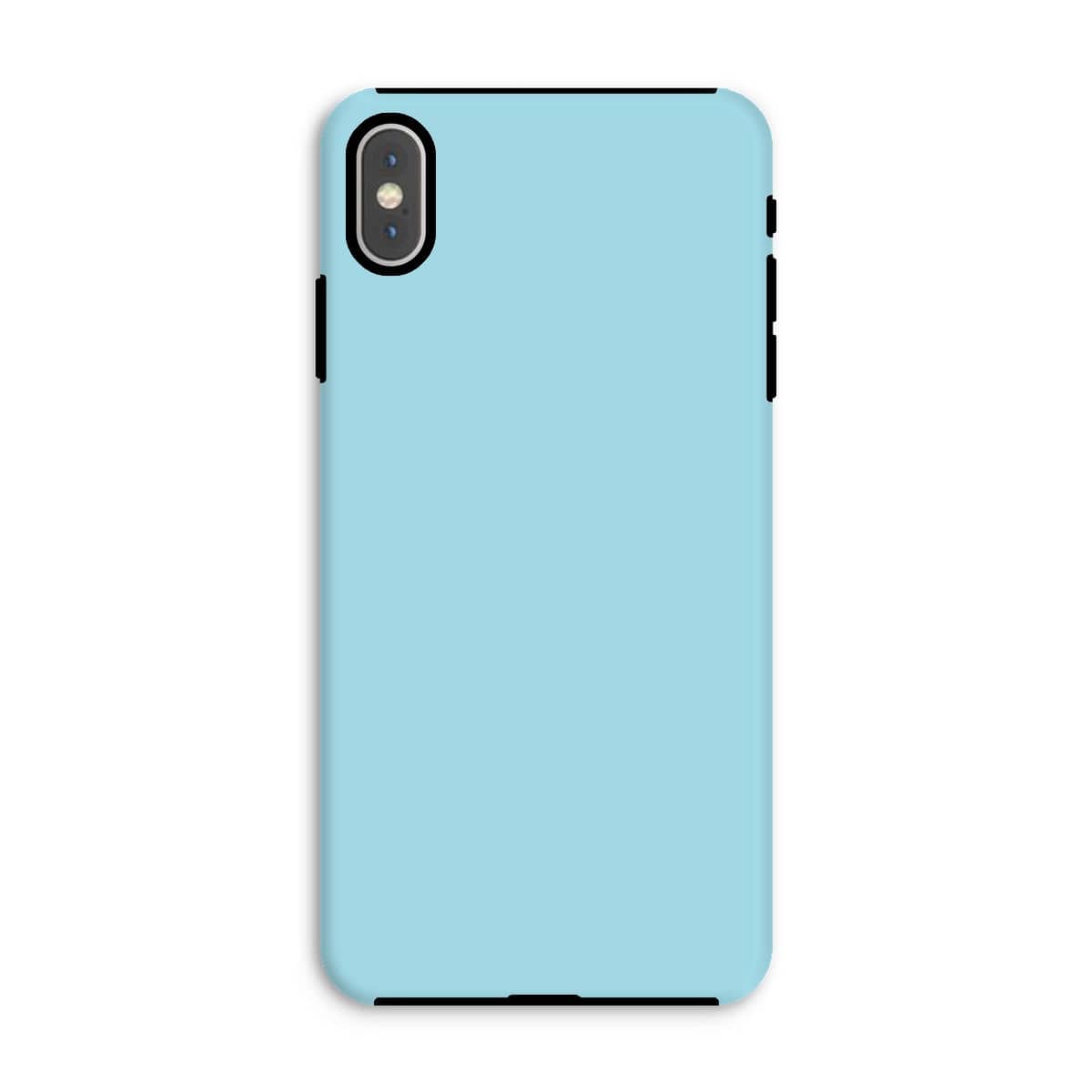 Casezest Mobile Phone Case for iPhone XS Max / Gloss Pure Celeste Blue Design