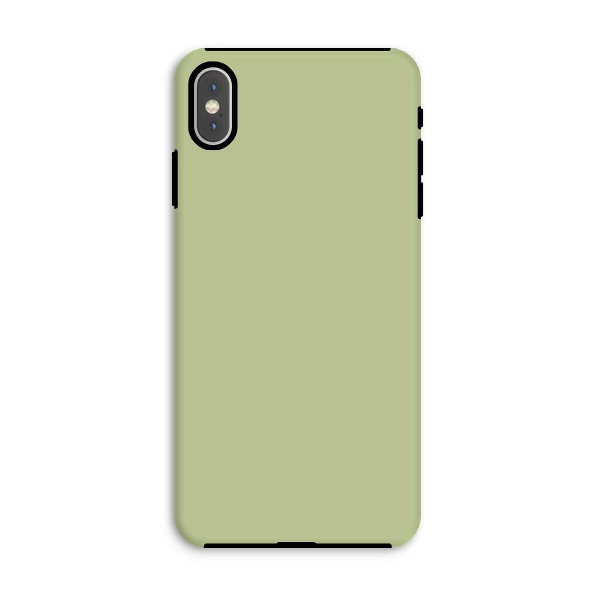 Casezest Mobile Phone Case for iPhone XS Max / Gloss Pure Light Green Design