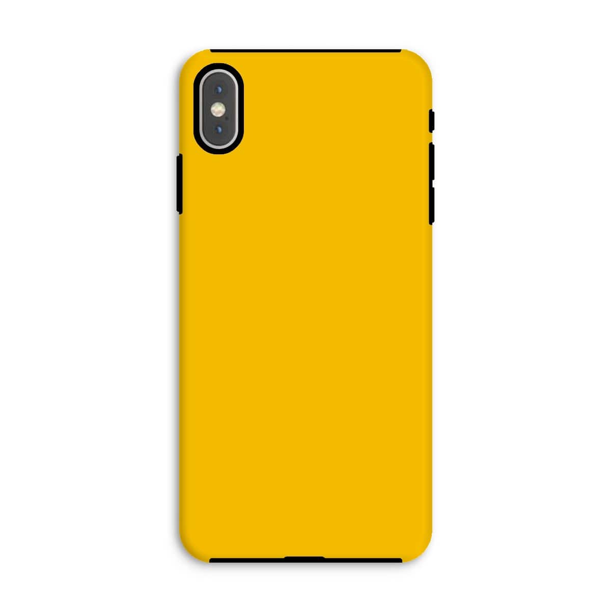 Casezest Mobile Phone Case for iPhone XS Max / Gloss Pure Yellow Design