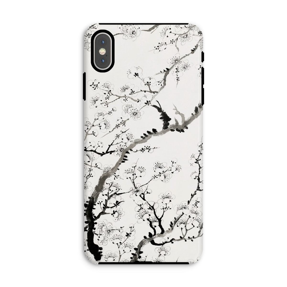 Casezest Mobile Phone Case for iPhone XS Max / Gloss Rashan Chinese Cherry Design