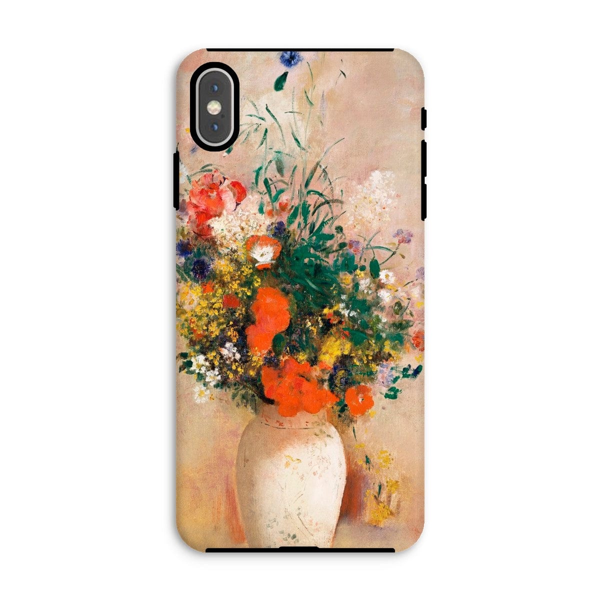 Casezest Mobile Phone Case for iPhone XS Max / Gloss Redon Vase of Flowers Design