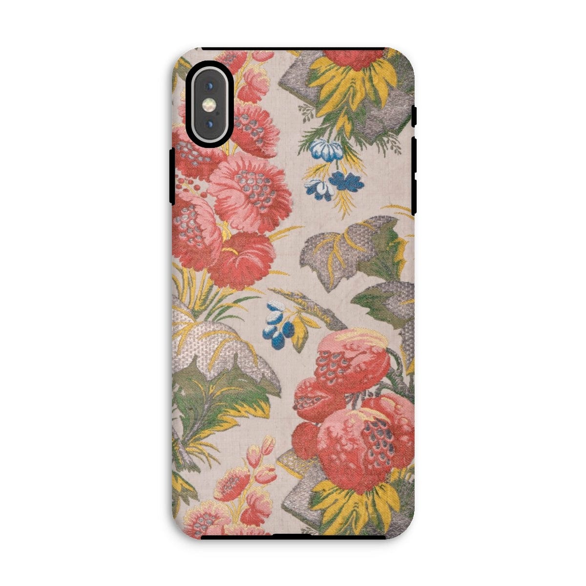 Casezest Mobile Phone Case for iPhone XS Max / Gloss Revel Floral Textile Design