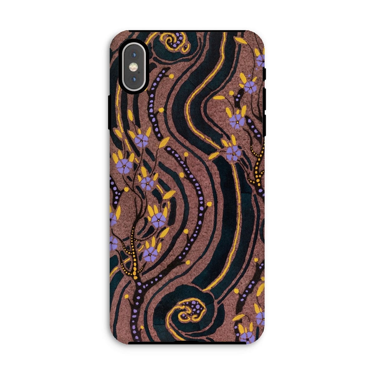 Casezest Mobile Phone Case for iPhone XS Max / Gloss Séguy Deco Flower Design