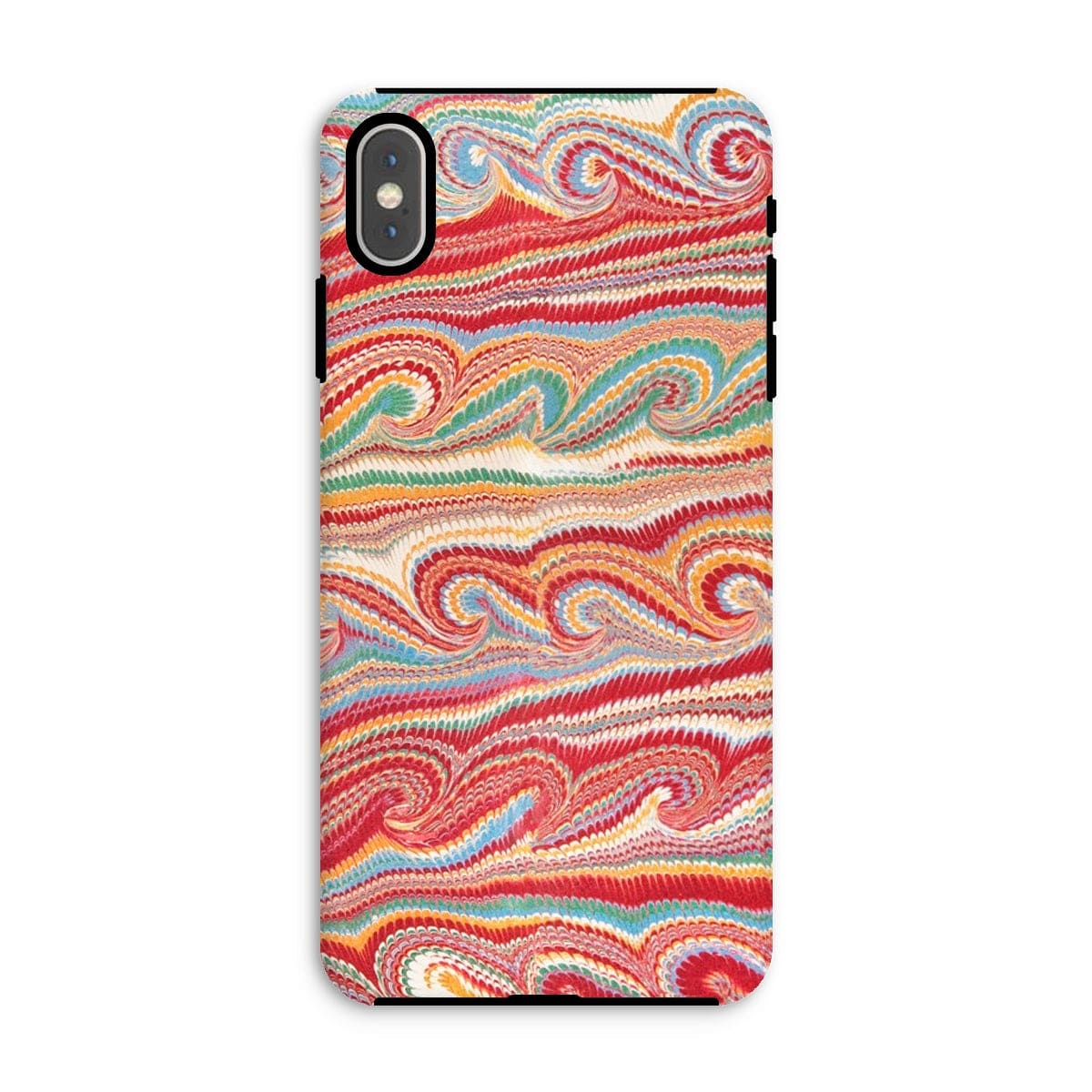 Casezest Mobile Phone Case for iPhone XS Max / Gloss Watteau Endpaper Design