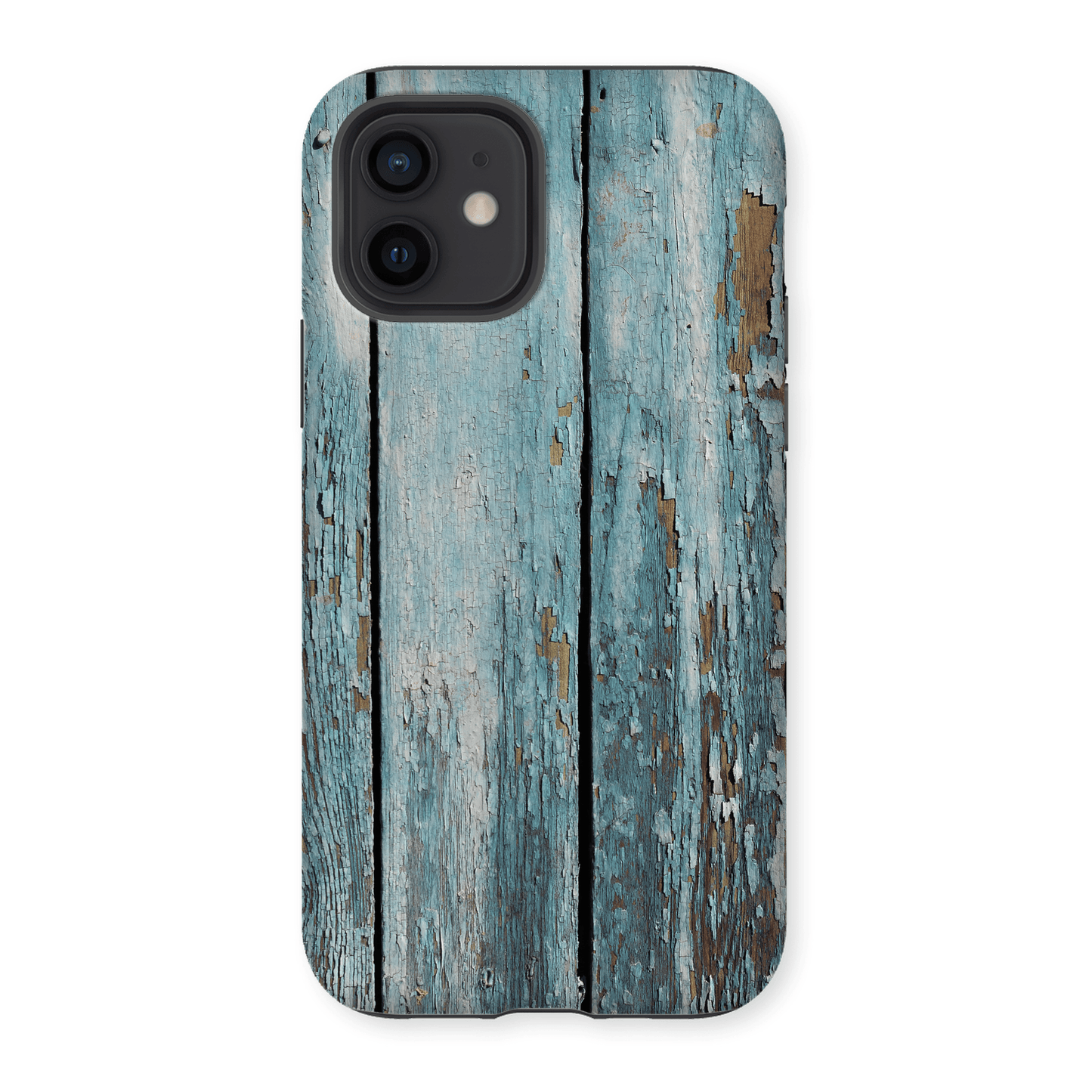 Casezest Mobile Phone Case for Peeling Blue Planks Design