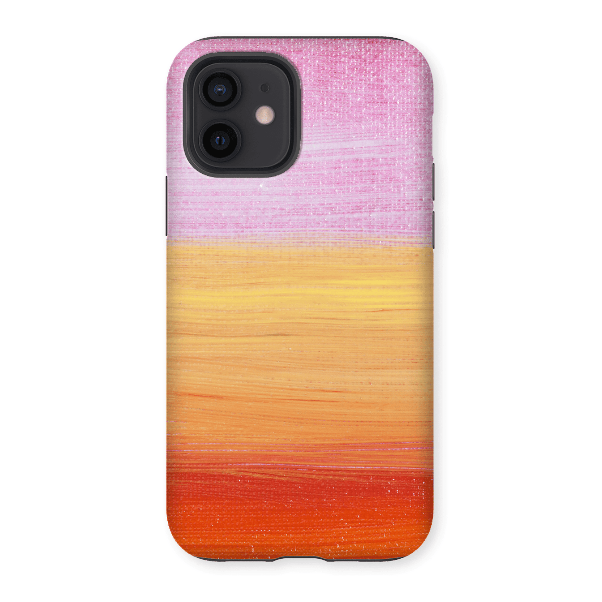 Casezest Mobile Phone Case for Pink Orange Canvas Design