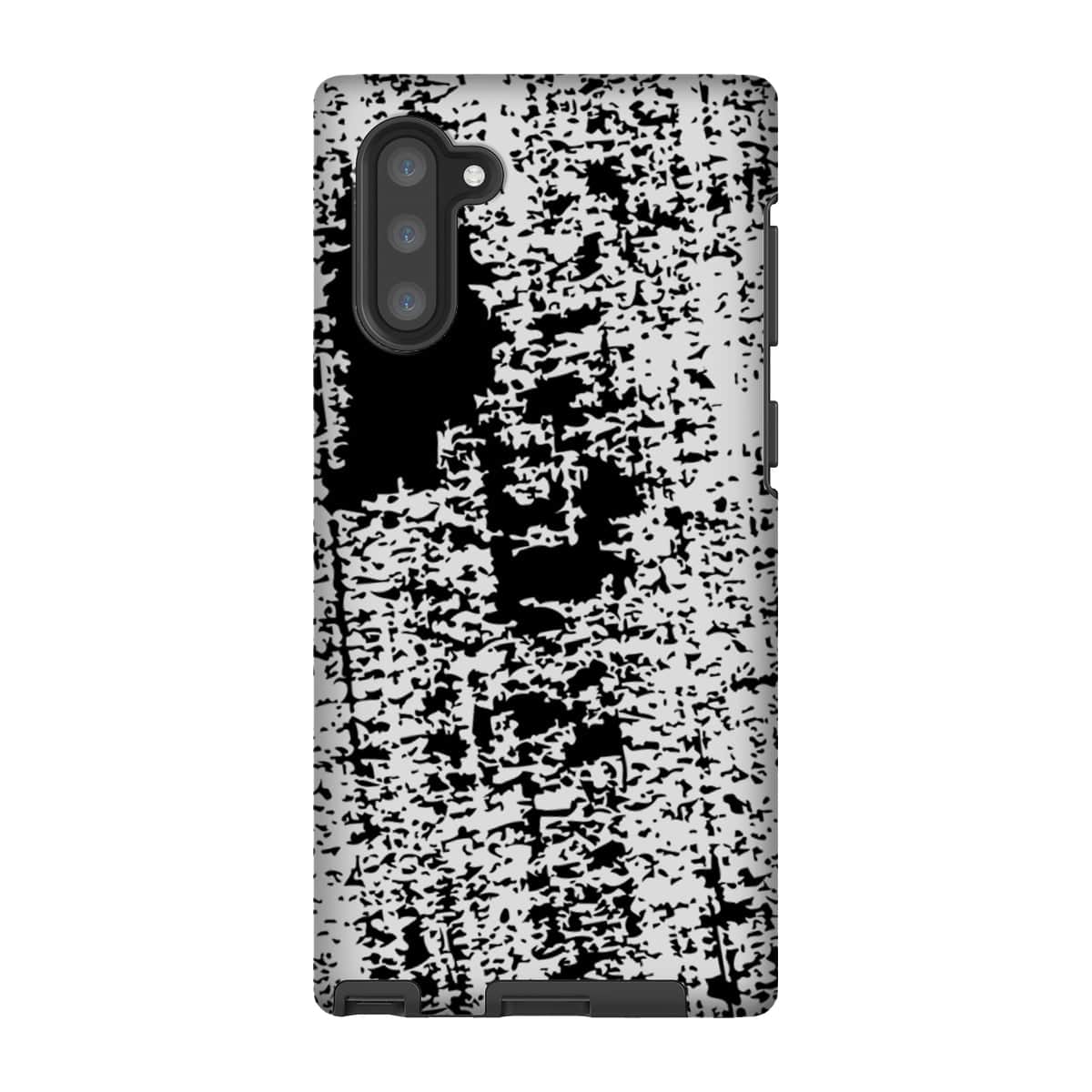 Casezest Mobile Phone Case for Samsung Galaxy Note 10 / Gloss Black Brushstroke Design