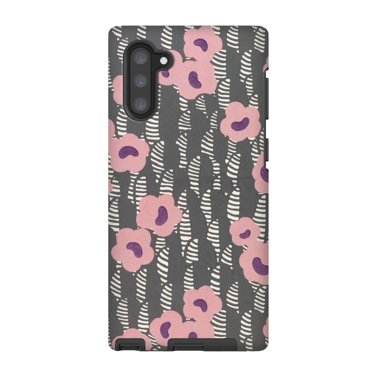 Casezest Mobile Phone Case for Samsung Galaxy Note 10 / Gloss Crevel Flower Sidewall Design