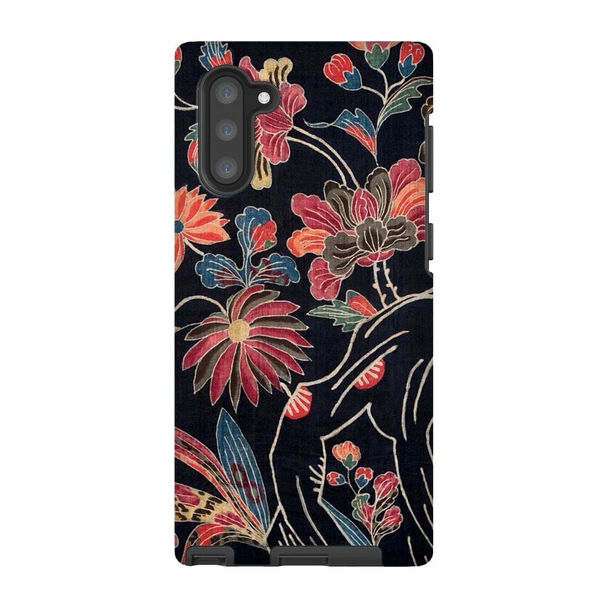 Casezest Mobile Phone Case for Samsung Galaxy Note 10 / Gloss Dark Floral Uchikui Design