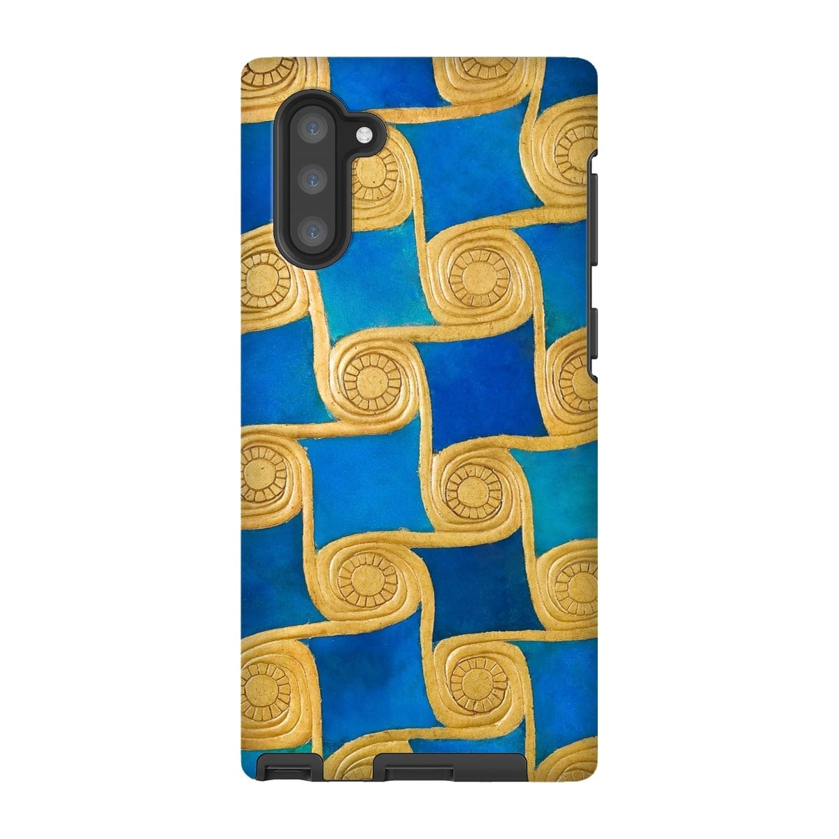 Casezest Mobile Phone Case for Samsung Galaxy Note 10 / Gloss Gold Swirls Design