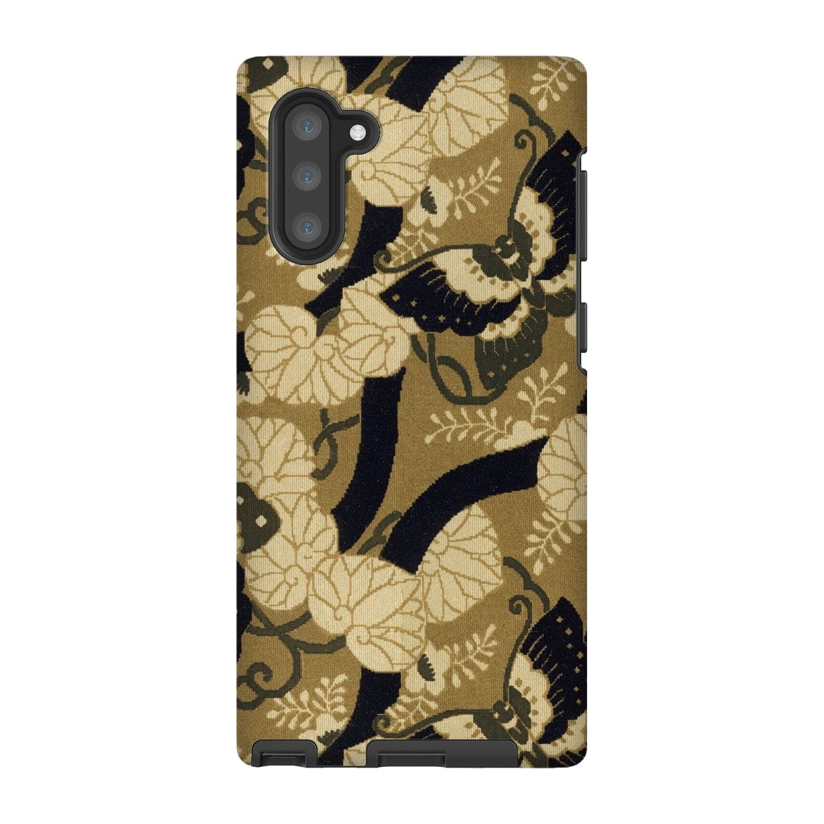 Casezest Mobile Phone Case for Samsung Galaxy Note 10 / Gloss Japanese Butterfly Textile Design