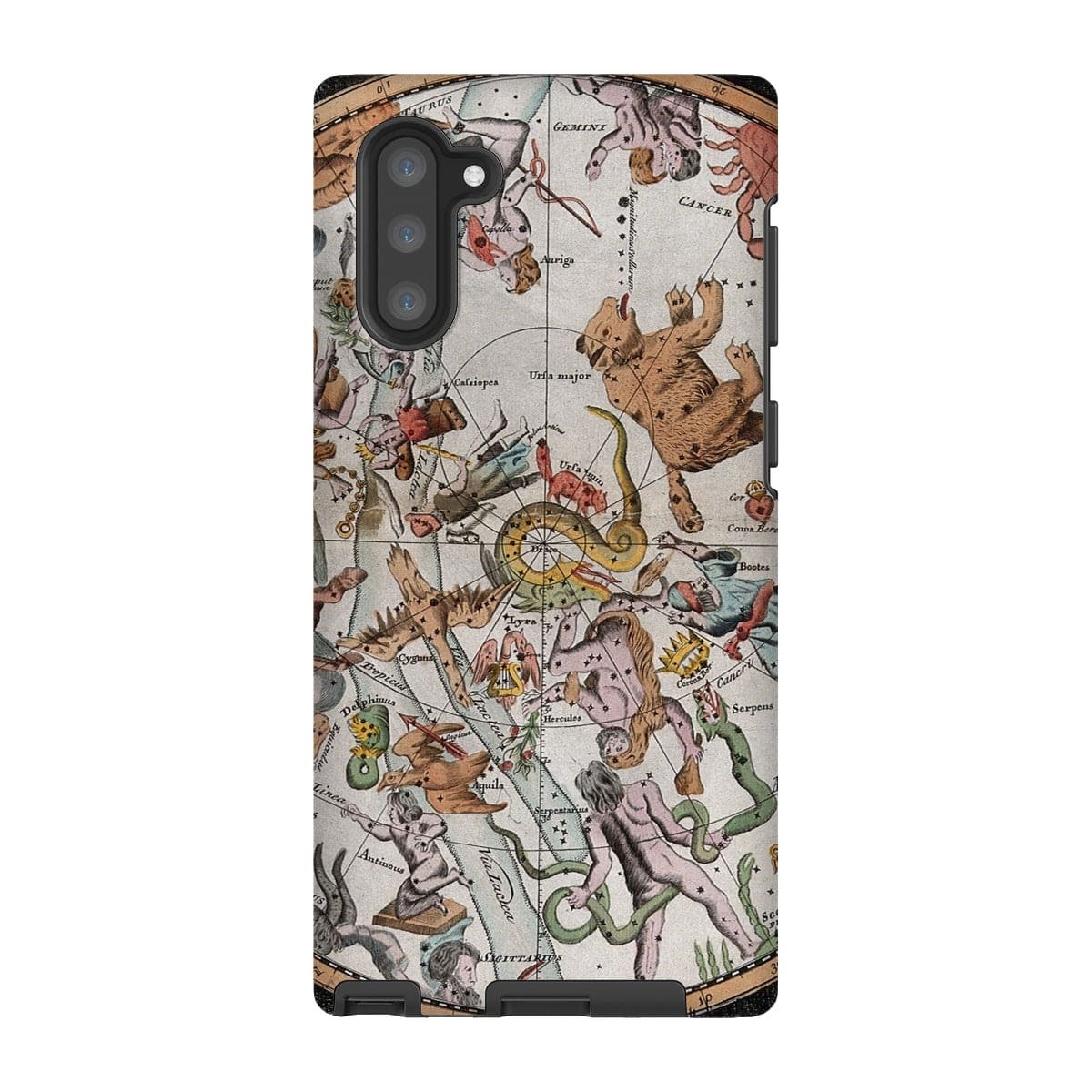 Casezest Mobile Phone Case for Samsung Galaxy Note 10 / Gloss Old Constellation Map Design