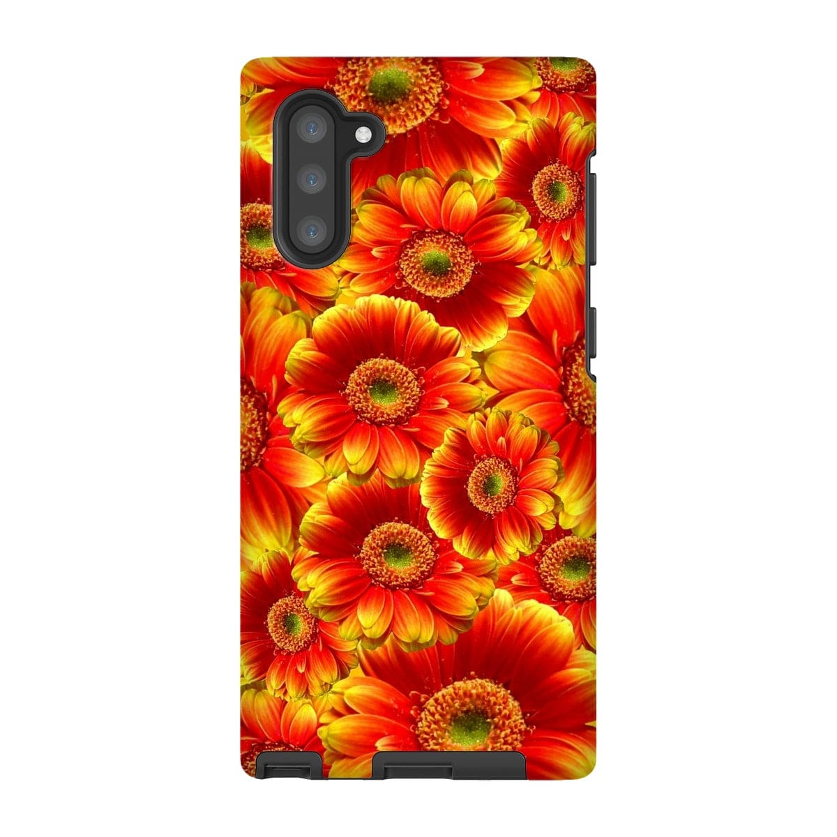 Casezest Mobile Phone Case for Samsung Galaxy Note 10 / Gloss Orange Gerbera Design