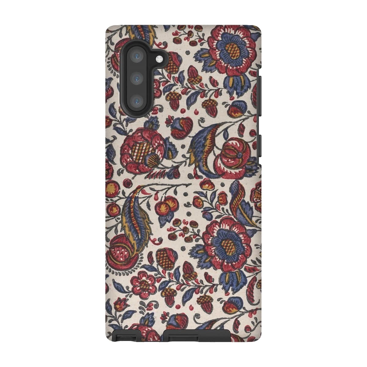 Casezest Mobile Phone Case for Samsung Galaxy Note 10 / Gloss Red Blue and Yellow Flowers Design