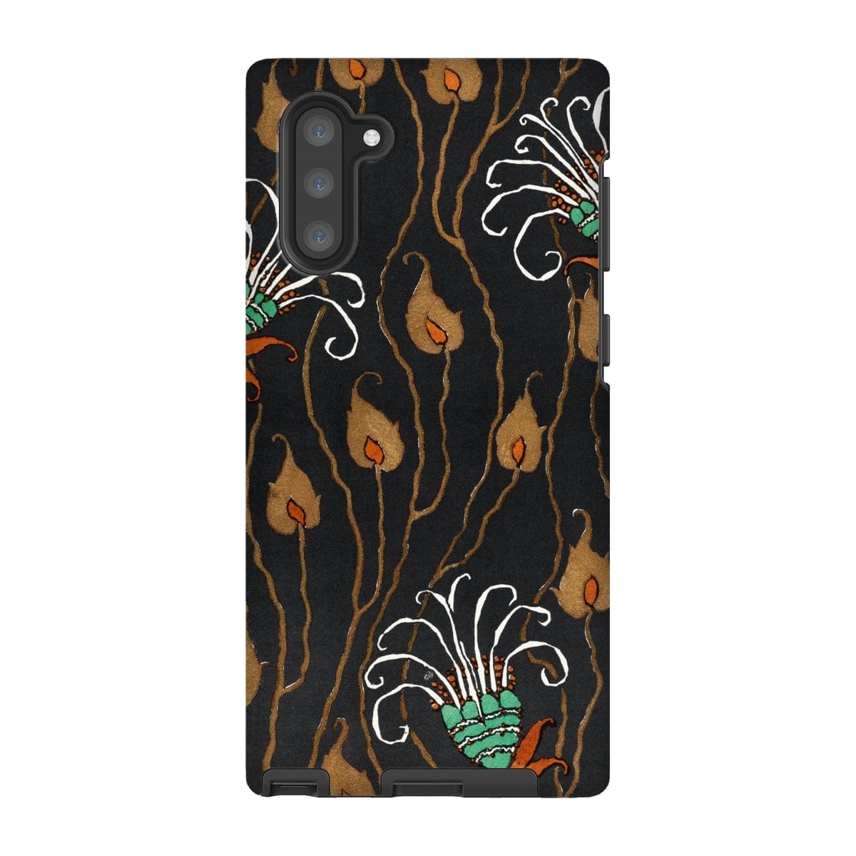 Casezest Mobile Phone Case for Samsung Galaxy Note 10 / Gloss Séguy Dark Deco Flower Design