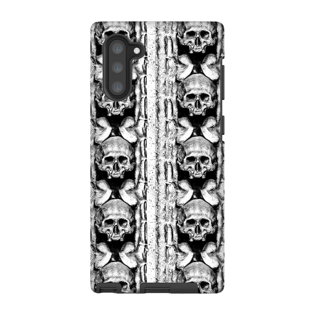 Casezest Mobile Phone Case for Samsung Galaxy Note 10 / Gloss Skull Row Design