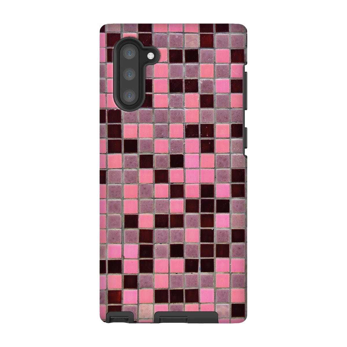 Casezest Mobile Phone Case for Samsung Galaxy Note 10 / Gloss Small Old Pink Tile Design