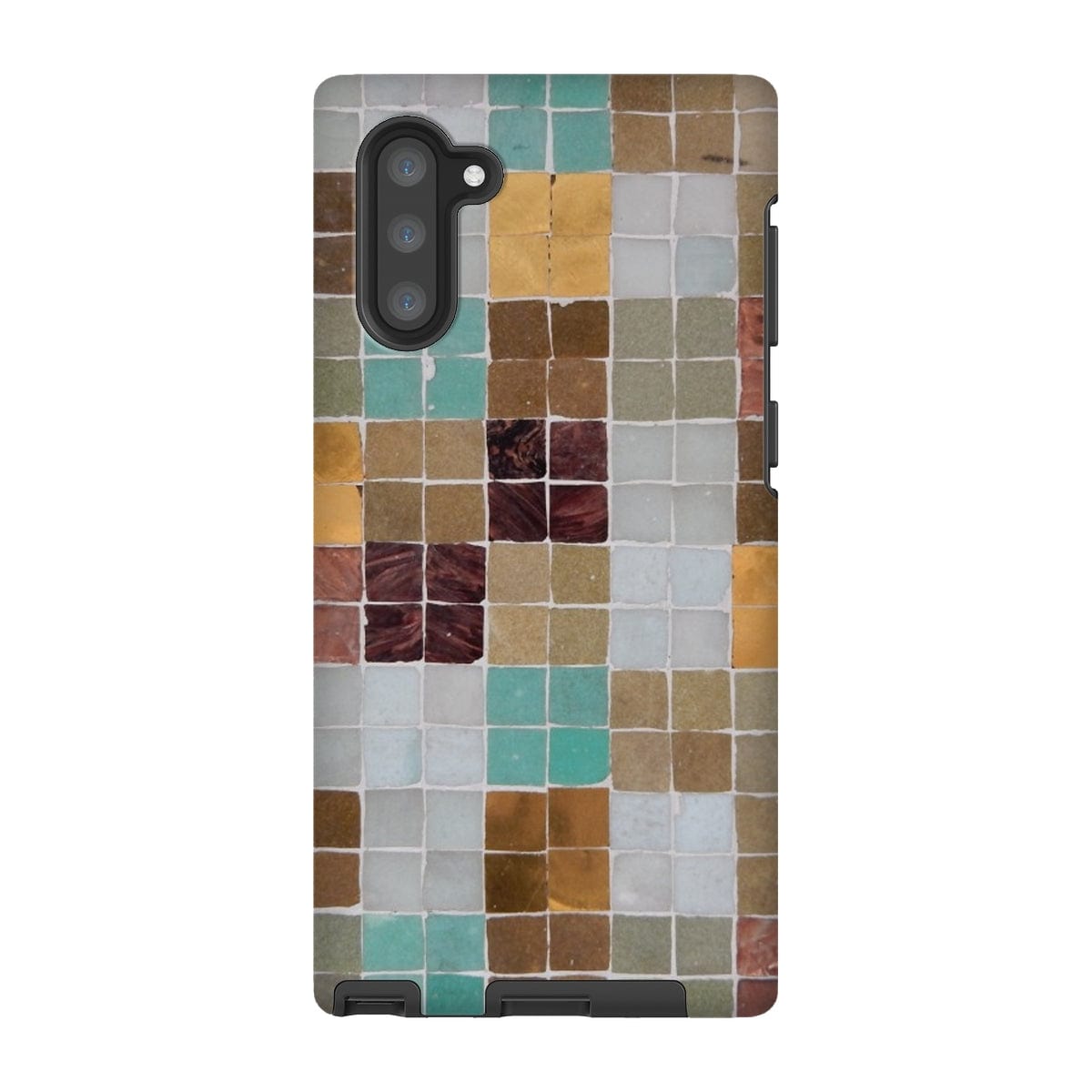 Casezest Mobile Phone Case for Samsung Galaxy Note 10 / Gloss Soft Mosaic Tile Design