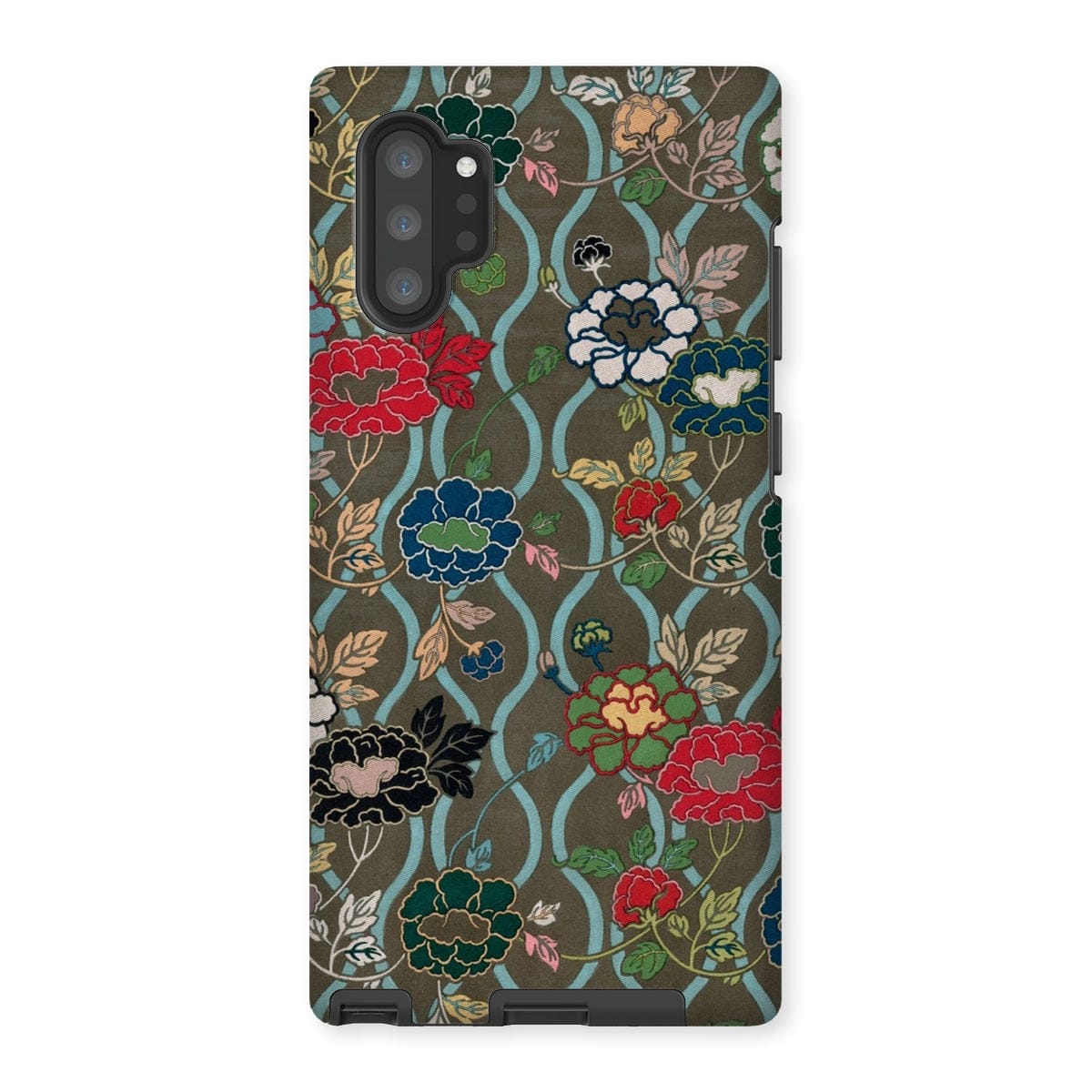 Casezest Mobile Phone Case for Samsung Galaxy Note 10P / Gloss Audsley Japanese Flower Wall Design