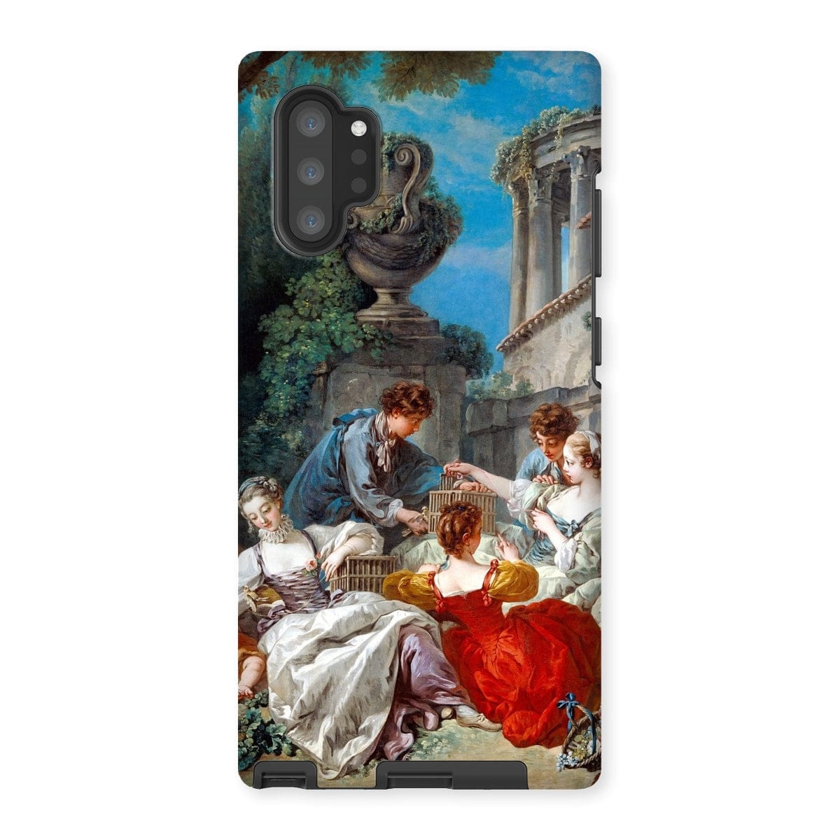 Casezest Mobile Phone Case for Samsung Galaxy Note 10P / Gloss Boucher Bird Catchers Design