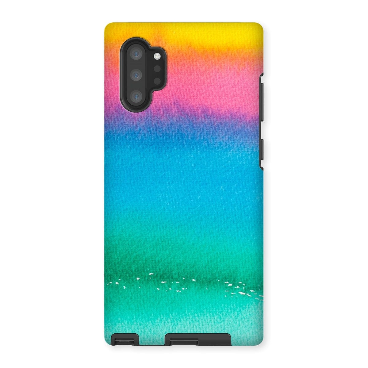 Casezest Mobile Phone Case for Samsung Galaxy Note 10P / Gloss Bright Watercolour Design