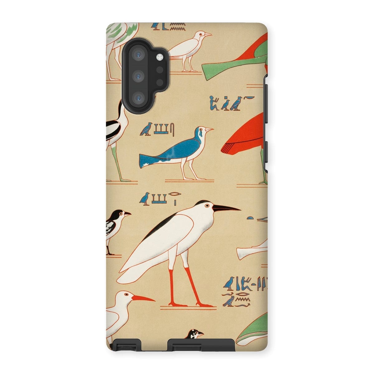 Casezest Mobile Phone Case for Samsung Galaxy Note 10P / Gloss Champollion Egyptian Birds Design