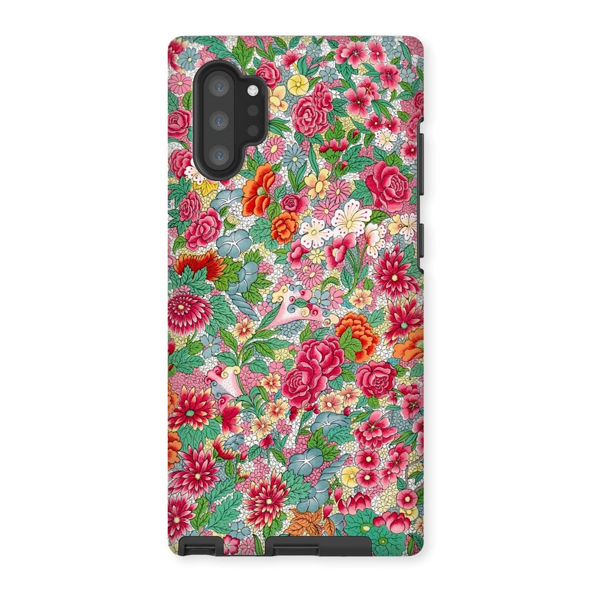 Casezest Mobile Phone Case for Samsung Galaxy Note 10P / Gloss Chinese Flower Pattern Design