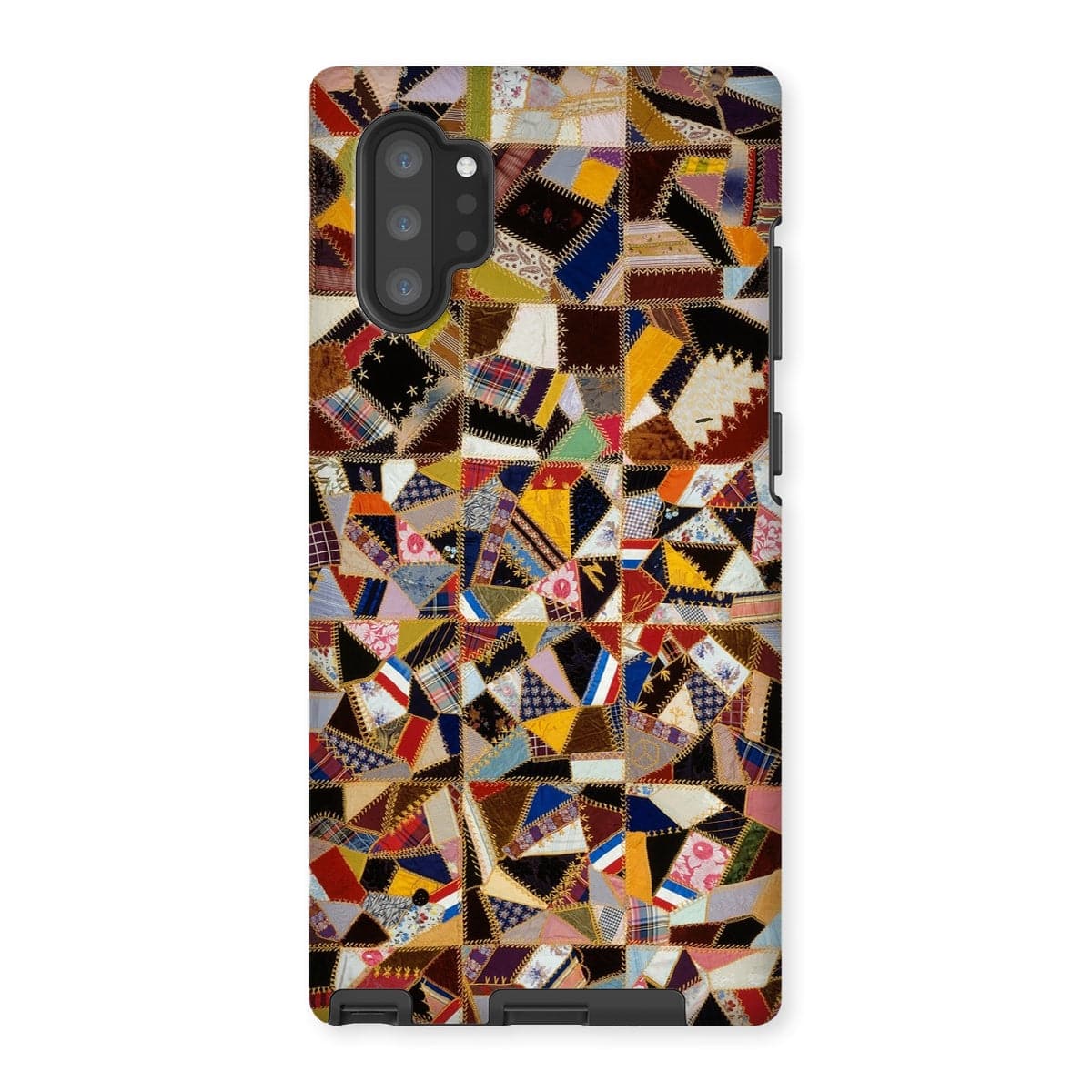 Casezest Mobile Phone Case for Samsung Galaxy Note 10P / Gloss Crazy Pattern Quilt Design