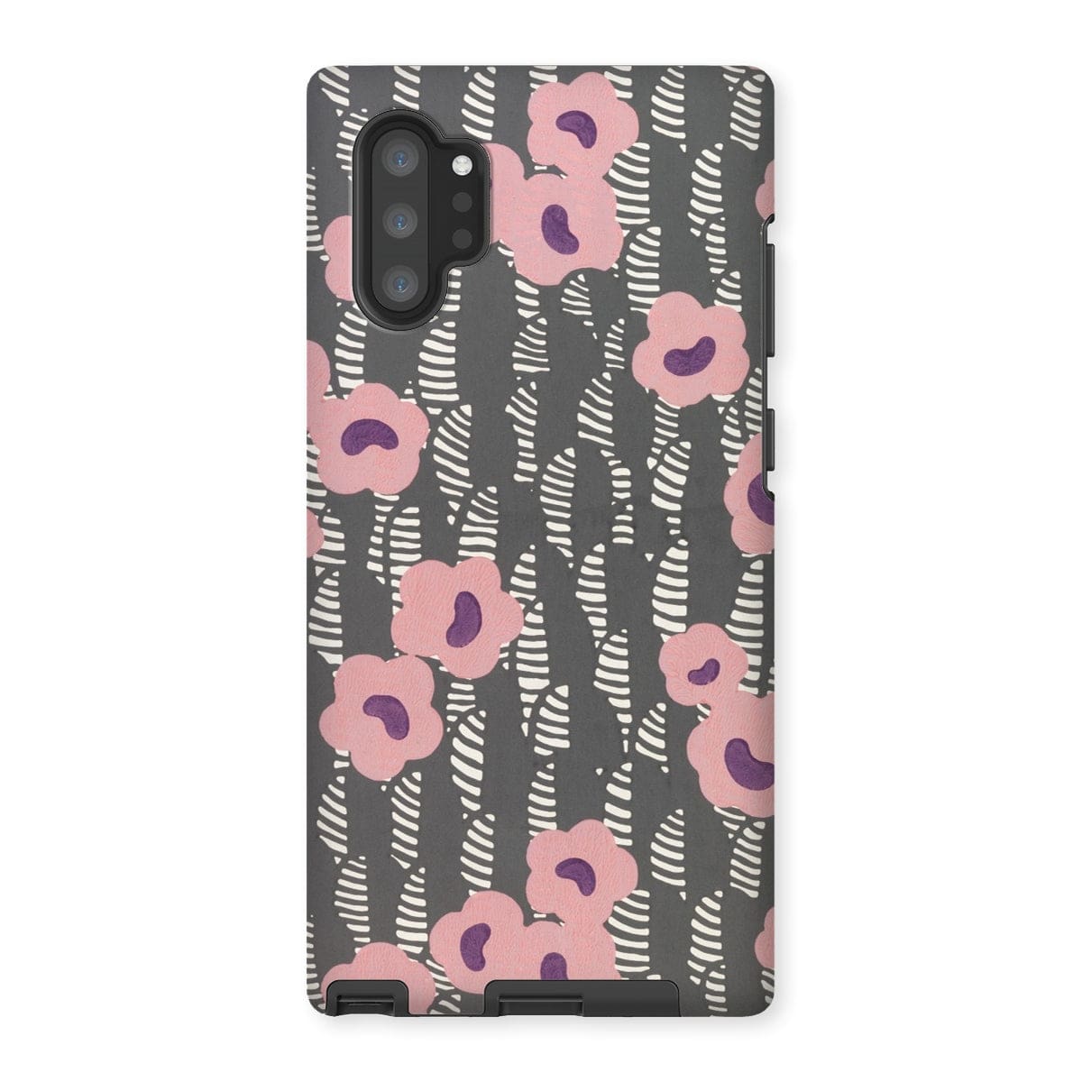 Casezest Mobile Phone Case for Samsung Galaxy Note 10P / Gloss Crevel Flower Sidewall Design