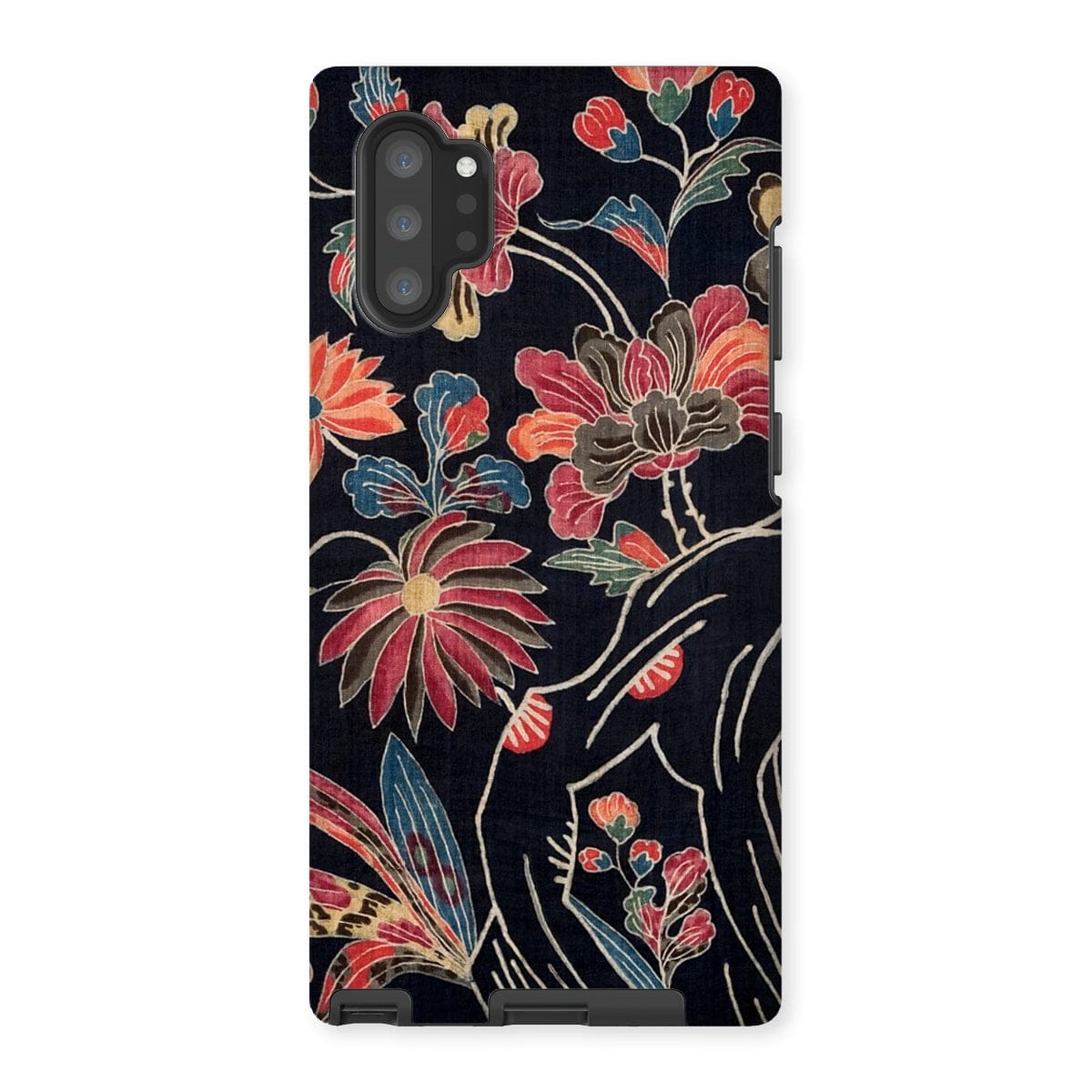 Casezest Mobile Phone Case for Samsung Galaxy Note 10P / Gloss Dark Floral Uchikui Design