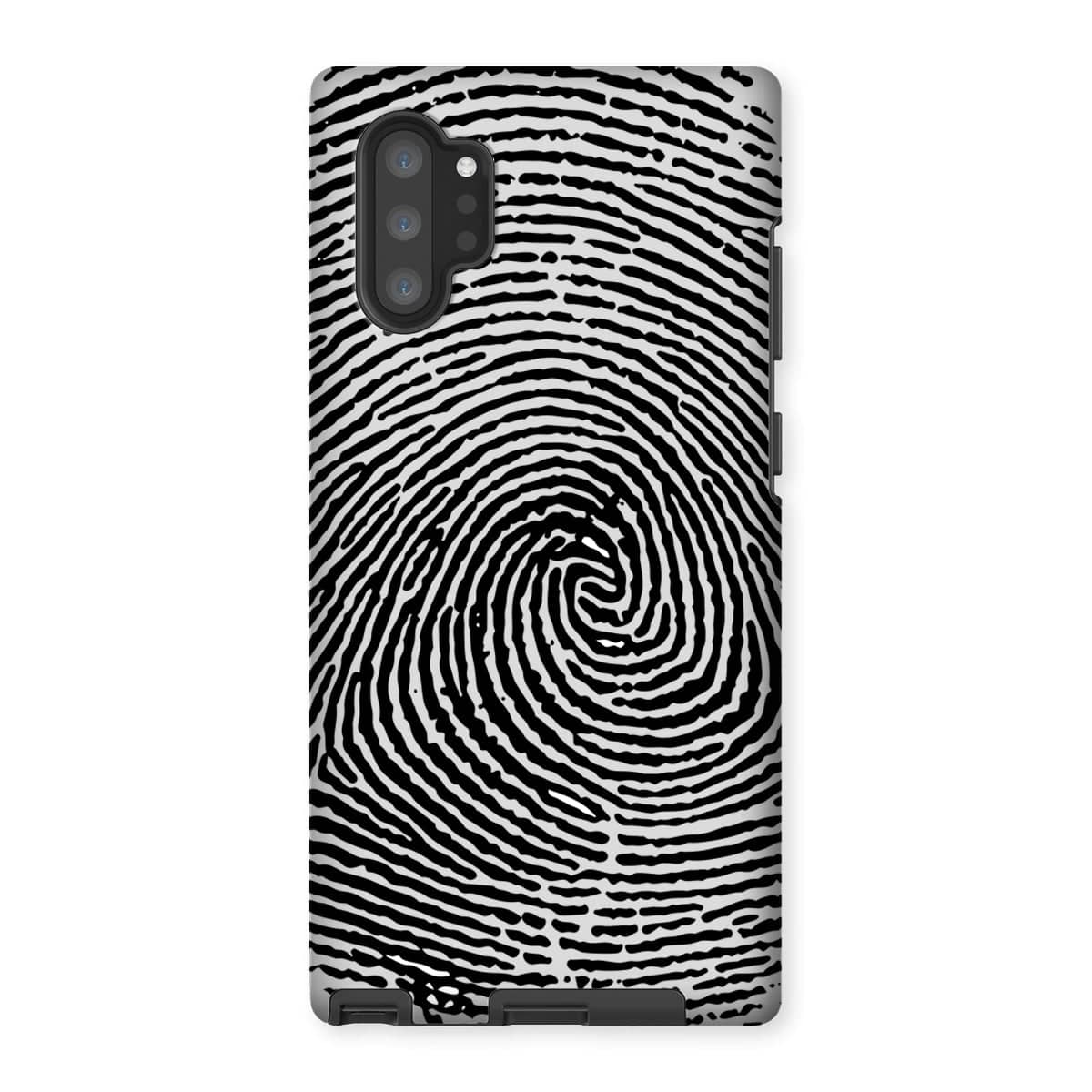 Casezest Mobile Phone Case for Samsung Galaxy Note 10P / Gloss Fingerprint Design