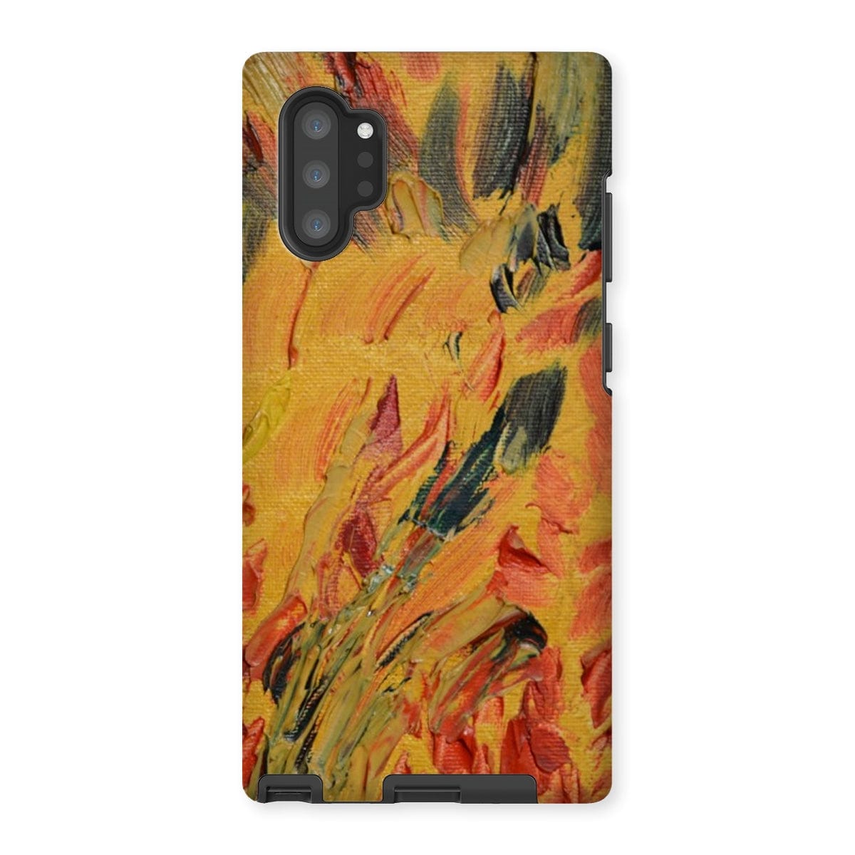 Casezest Mobile Phone Case for Samsung Galaxy Note 10P / Gloss Gold Brush Texture Design