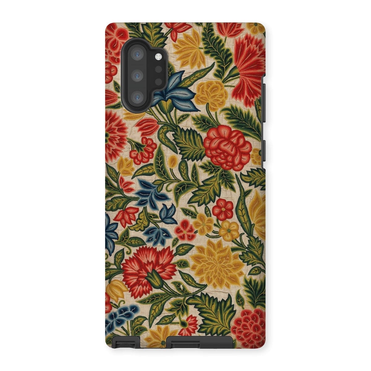 Casezest Mobile Phone Case for Samsung Galaxy Note 10P / Gloss Old Floral Panel Design