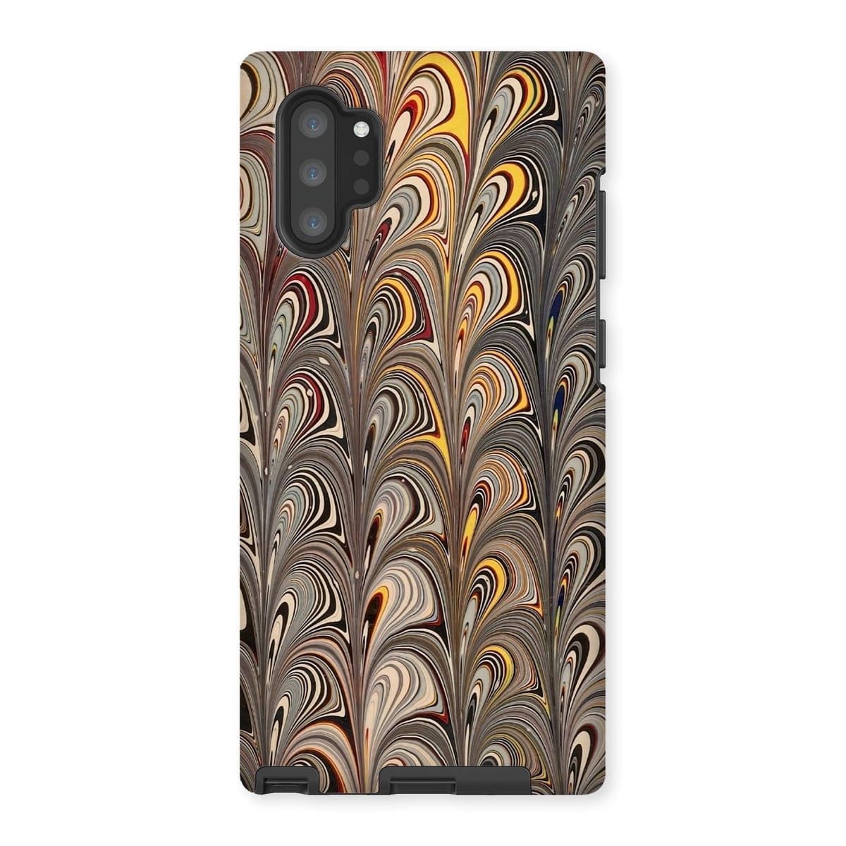 Casezest Mobile Phone Case for Samsung Galaxy Note 10P / Gloss Peacock Marble Design