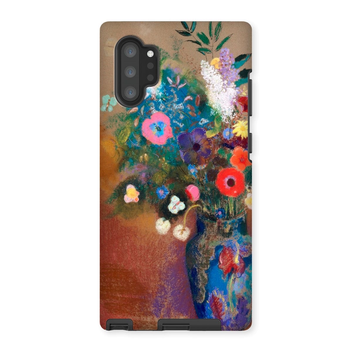 Casezest Mobile Phone Case for Samsung Galaxy Note 10P / Gloss Redon Bouquet of Flowers Design