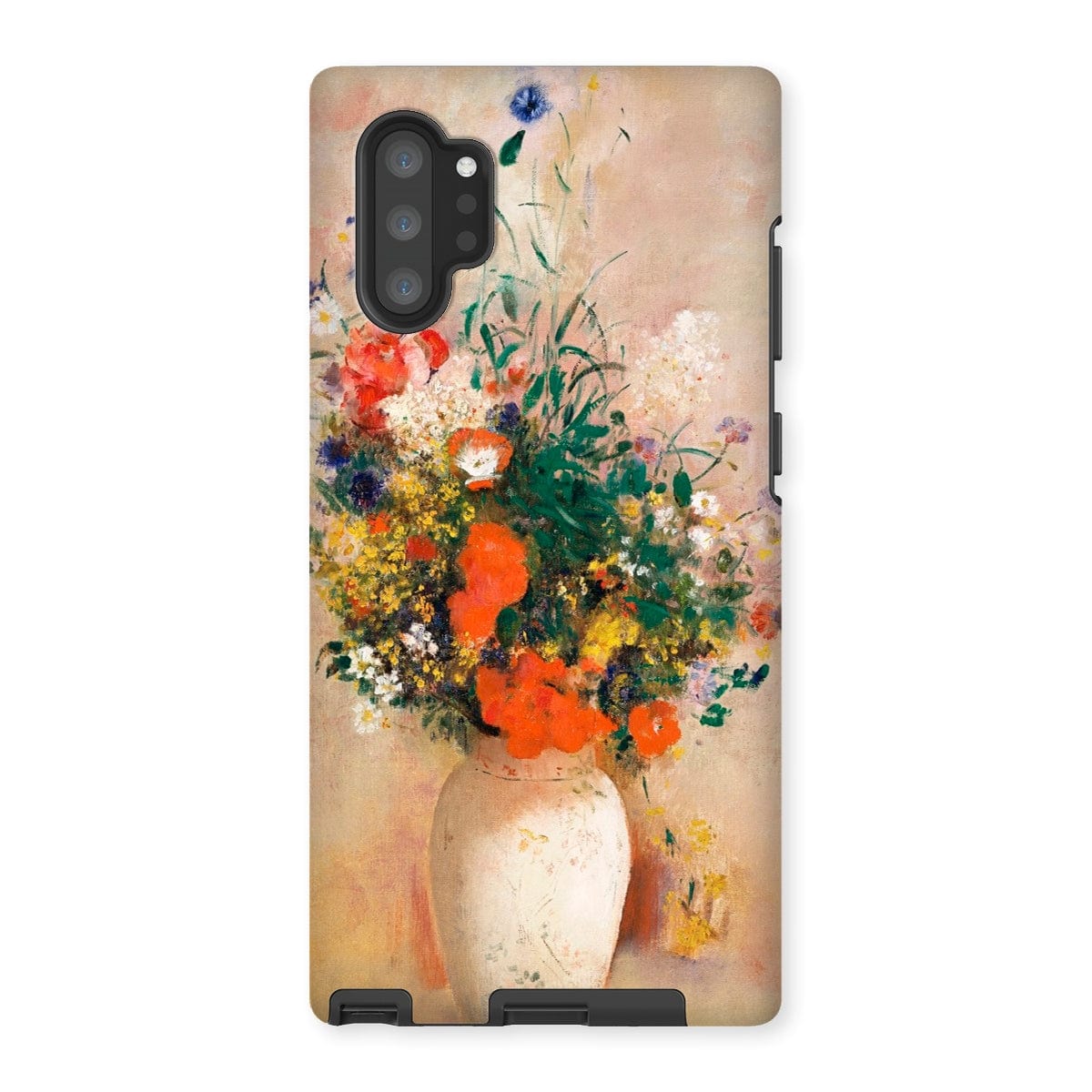 Casezest Mobile Phone Case for Samsung Galaxy Note 10P / Gloss Redon Vase of Flowers Design