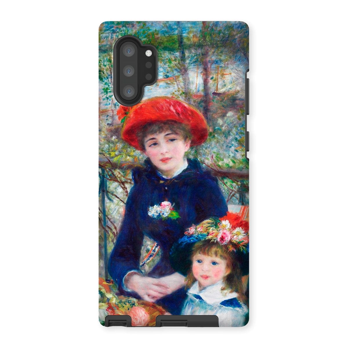 Casezest Mobile Phone Case for Samsung Galaxy Note 10P / Gloss Renoir Two Sisters Design