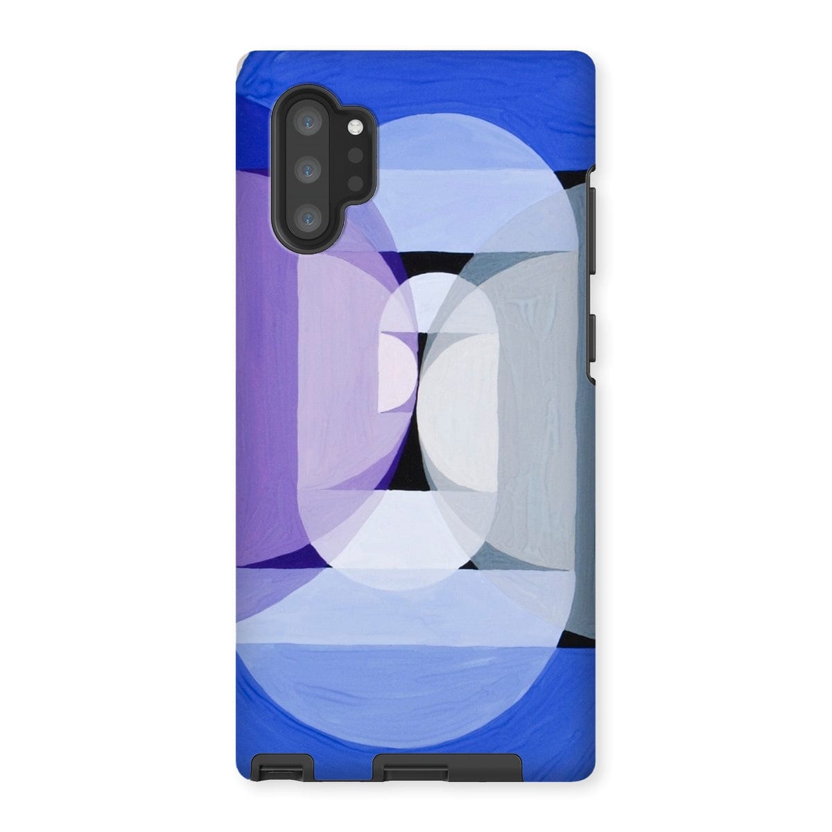 Casezest Mobile Phone Case for Samsung Galaxy Note 10P / Gloss Schillinger Blue Gray Violet Wheel Design