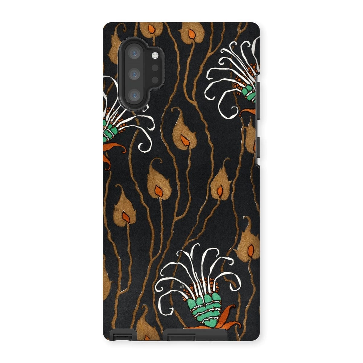 Casezest Mobile Phone Case for Samsung Galaxy Note 10P / Gloss Séguy Dark Deco Flower Design