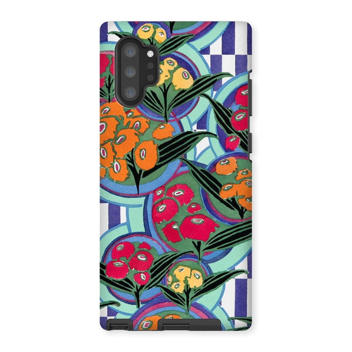 Casezest Mobile Phone Case for Samsung Galaxy Note 10P / Gloss Séguy Floral Plate Design