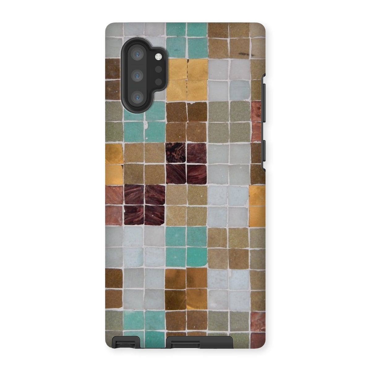 Casezest Mobile Phone Case for Samsung Galaxy Note 10P / Gloss Soft Mosaic Tile Design