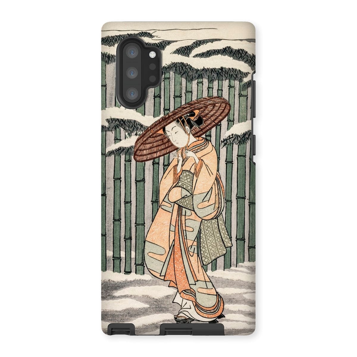 Casezest Mobile Phone Case for Samsung Galaxy Note 10P / Gloss Suzuki Bamboo Grove Design