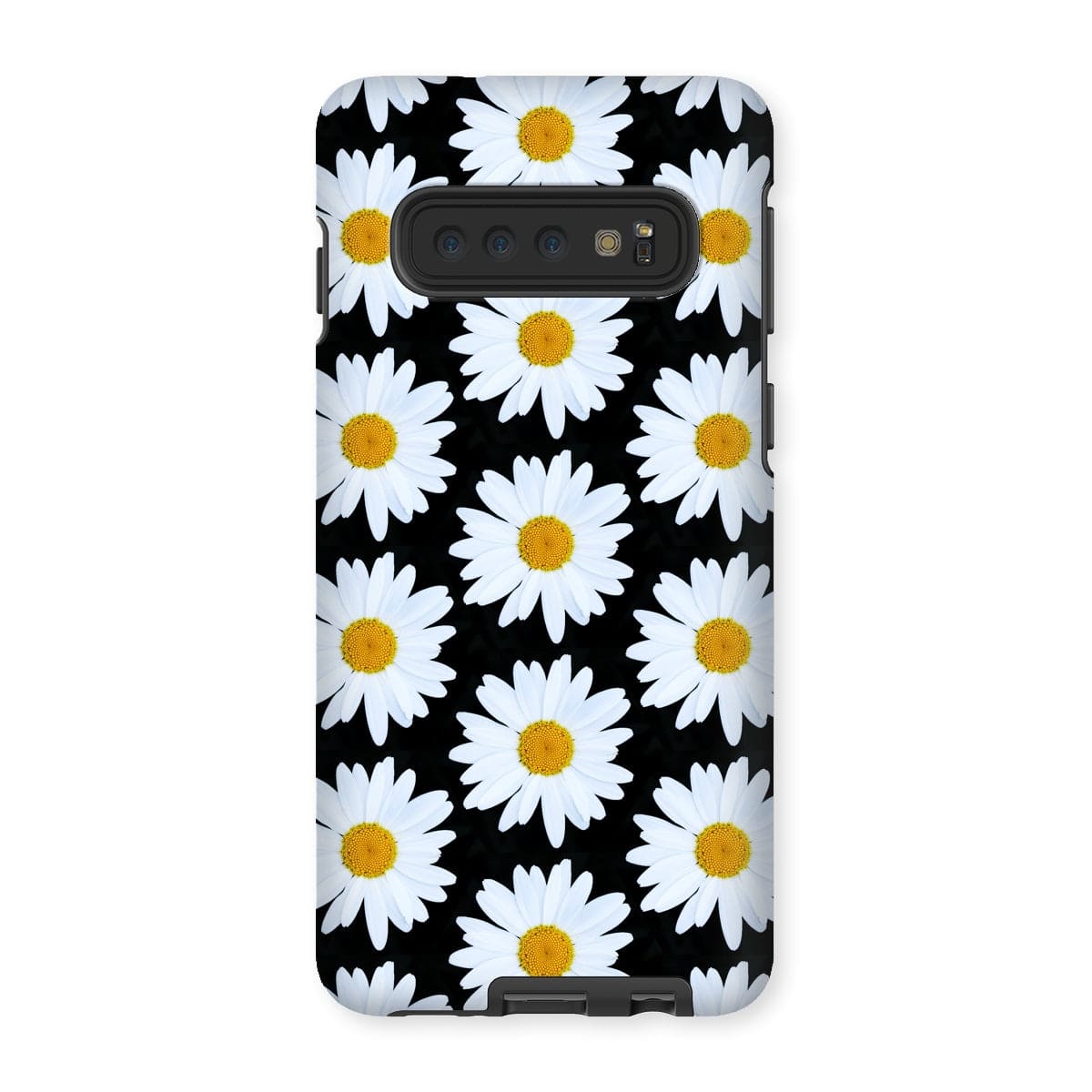 Casezest Mobile Phone Case for Samsung Galaxy S10 / Gloss Daisy Grid Design