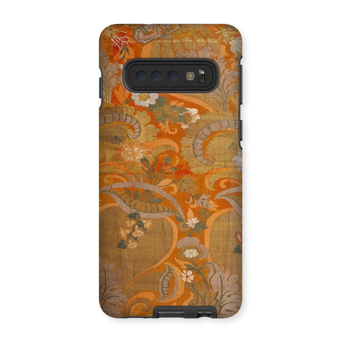 Casezest Mobile Phone Case for Samsung Galaxy S10 / Gloss Golden Silk Design