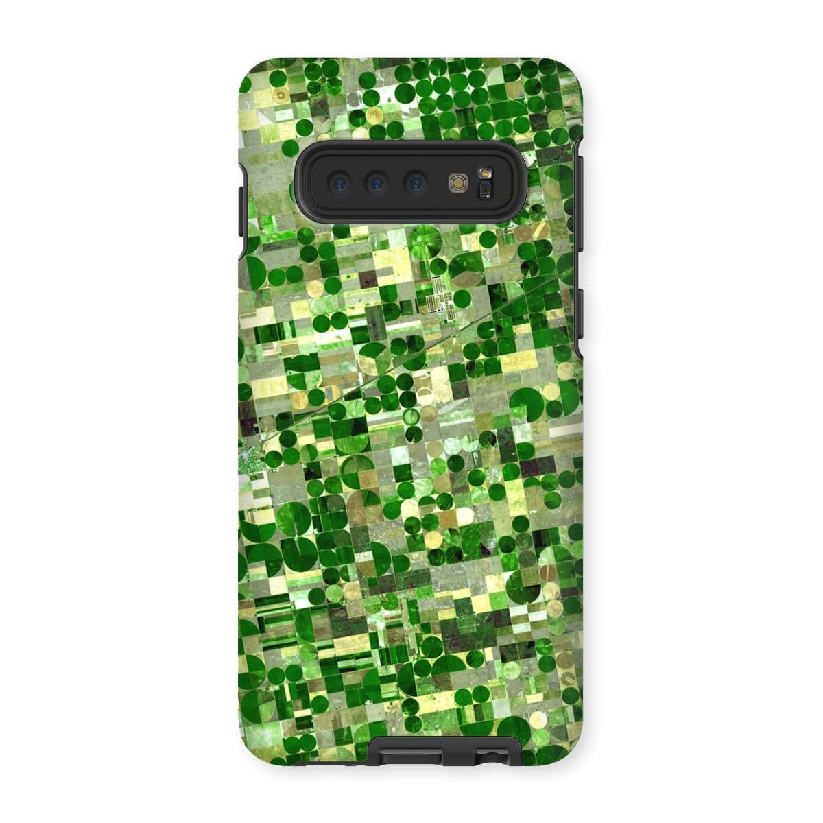 Casezest Mobile Phone Case for Samsung Galaxy S10 / Gloss Kansas Crop Circles Design