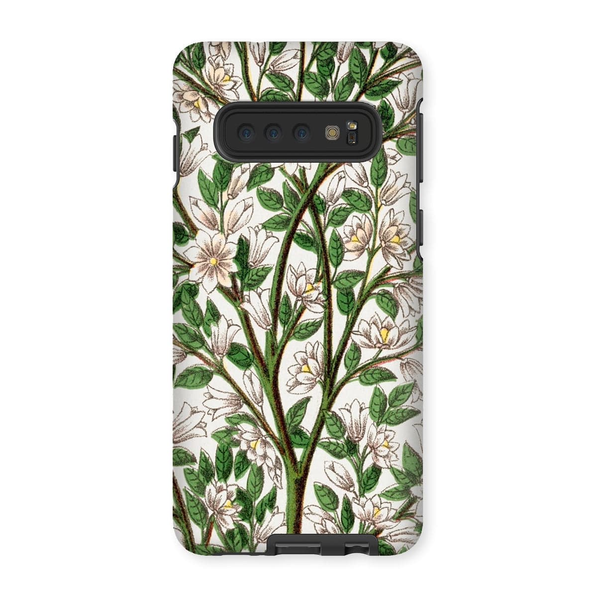 Casezest Mobile Phone Case for Samsung Galaxy S10 / Gloss Magnolia Lithograph Design