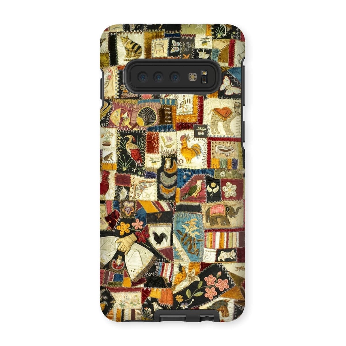 Casezest Mobile Phone Case for Samsung Galaxy S10 / Gloss Marvin Animal Quilt Design