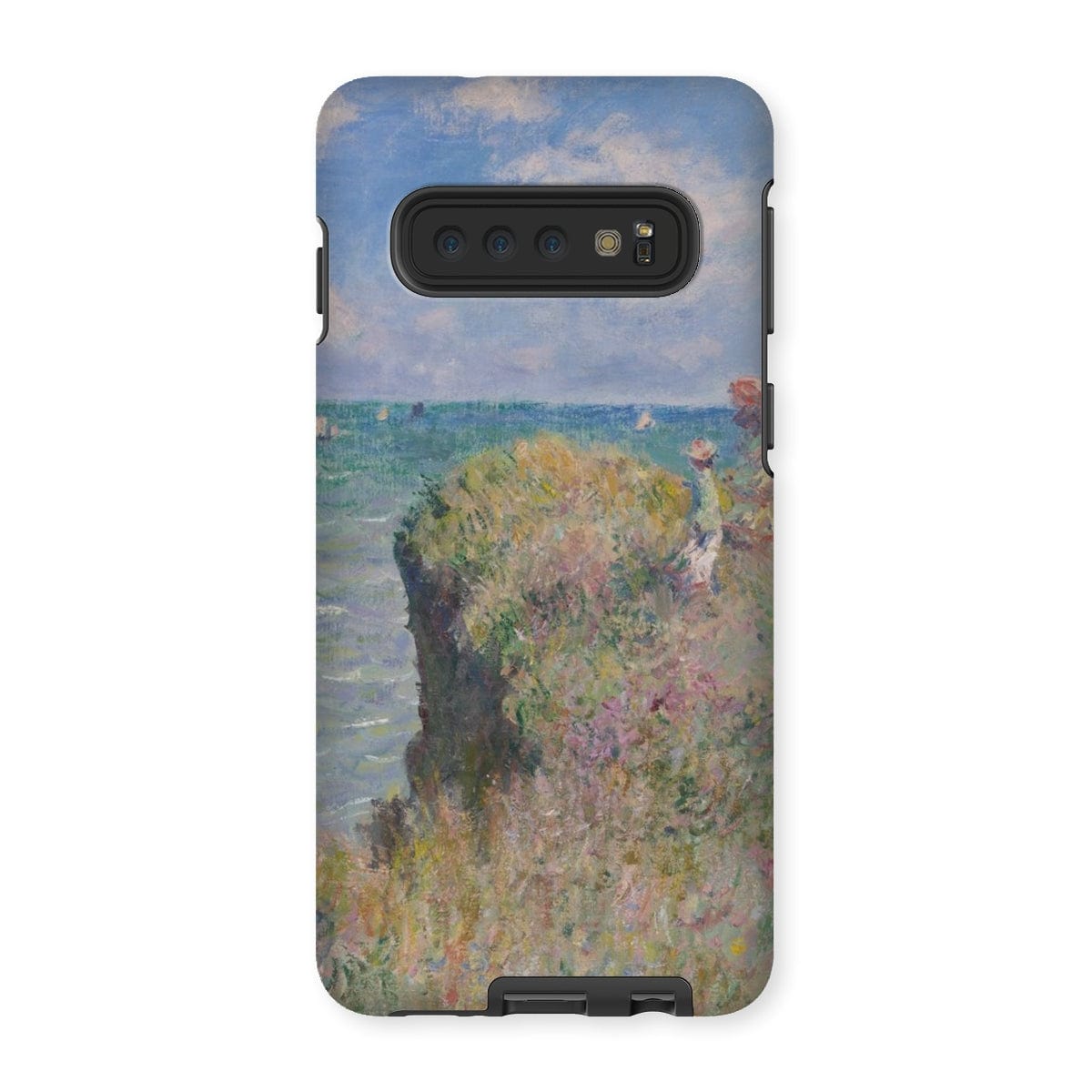 Casezest Mobile Phone Case for Samsung Galaxy S10 / Gloss Monet Cliff Walk at Pourville Design