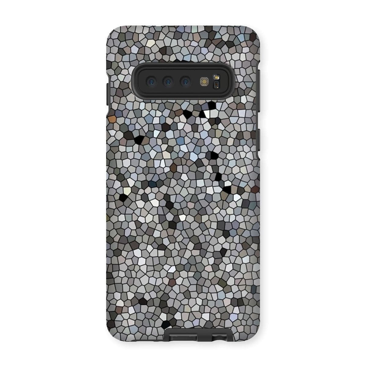 Casezest Mobile Phone Case for Samsung Galaxy S10 / Gloss Mosaic Texture Design